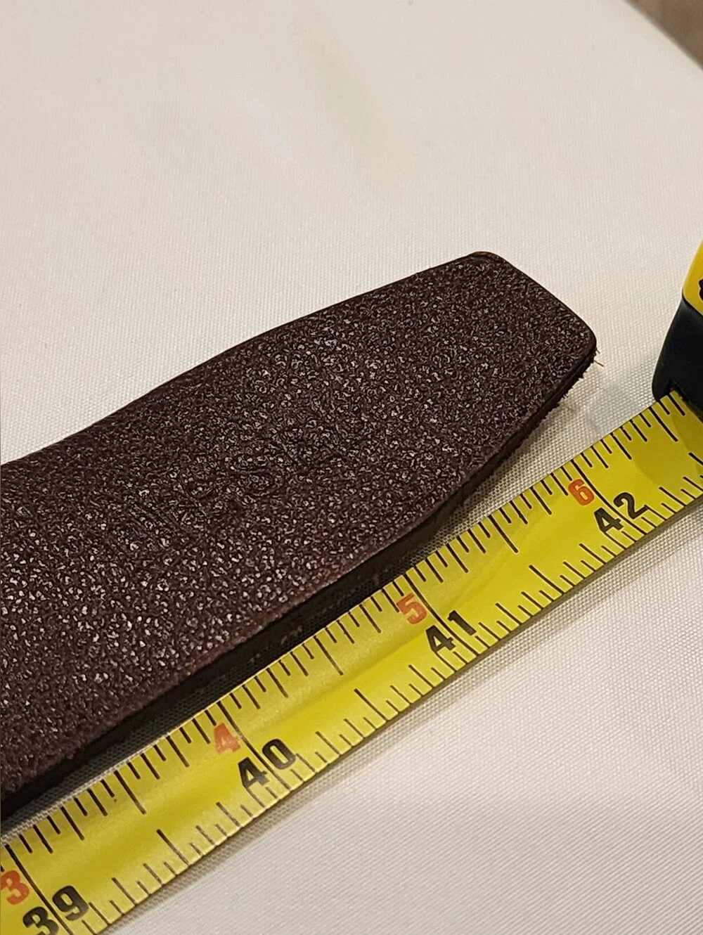 Diesel Brown Leather Belt with Branded Metal Buckle